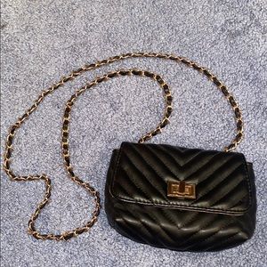 Steve Madden Small Black Over the Shoulder Purse